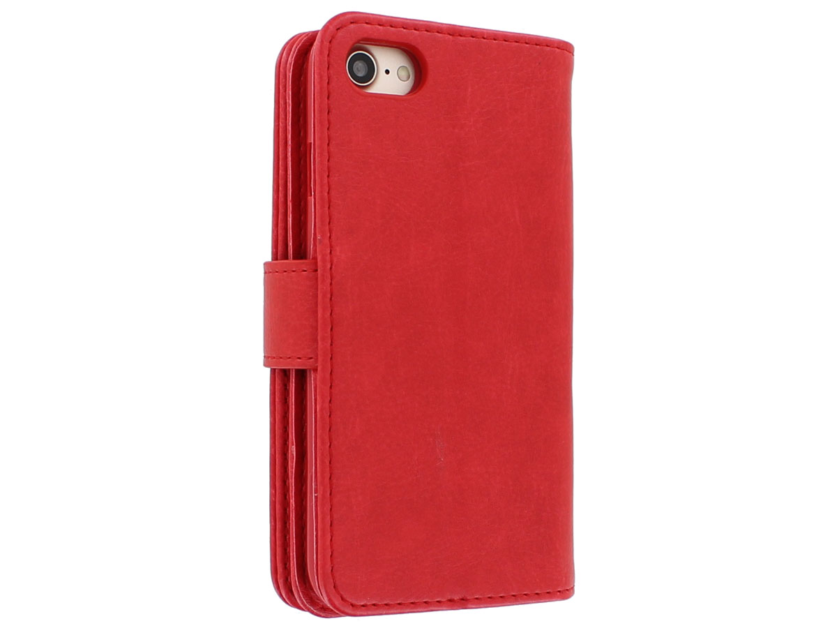 Full Wallet Book Case XL Rood - iPhone SE / 8 / 7 hoesje 