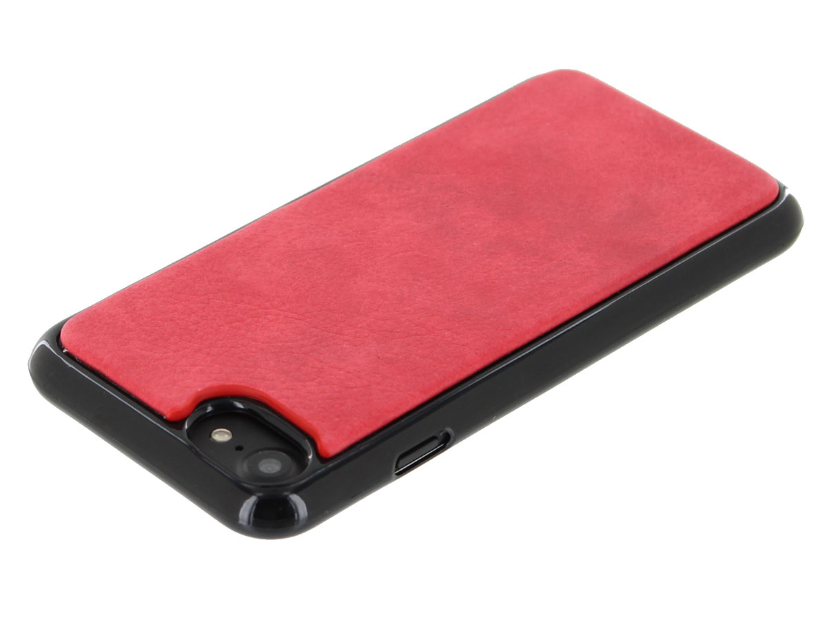 Smartphone Wallet met Magnetic iPhone SE / 8 / 7 hoesje Rood