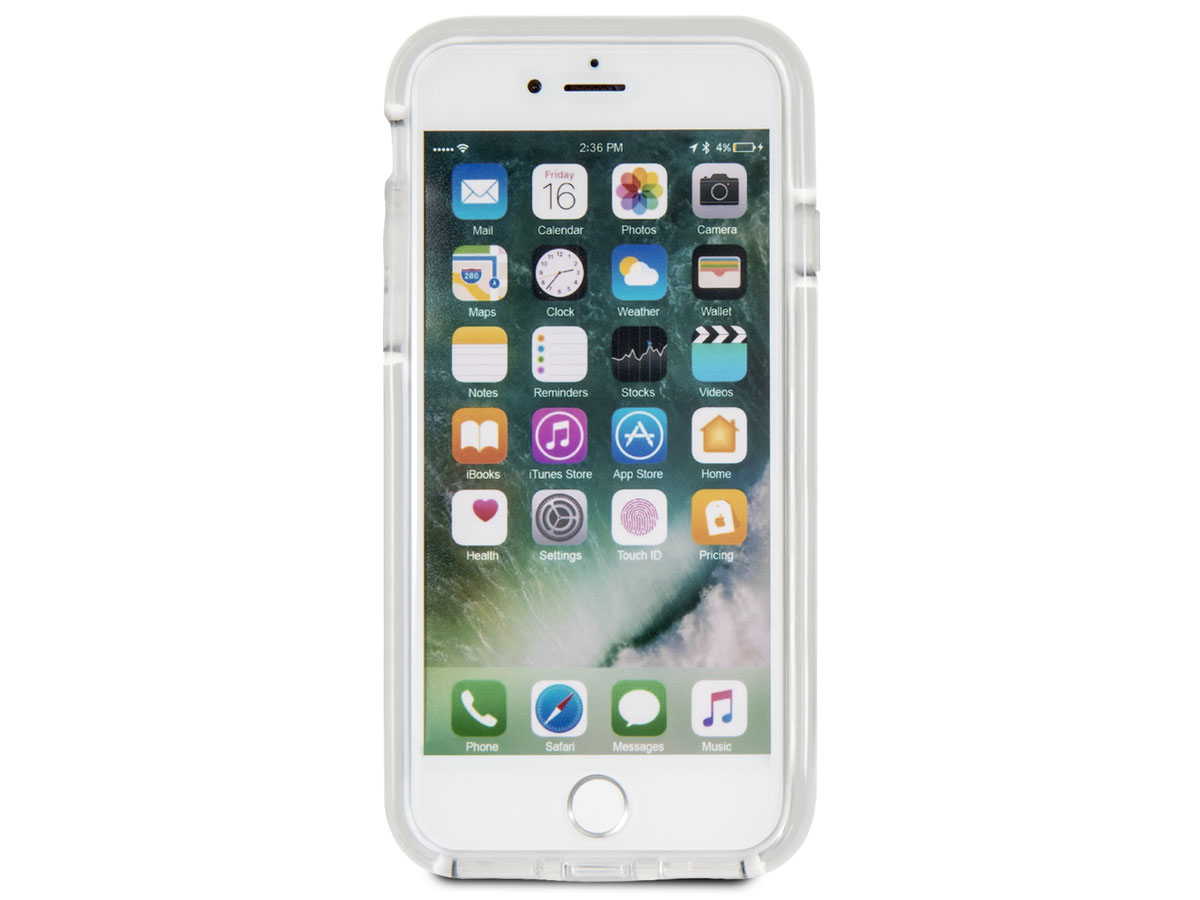 Ferrari Shockproof Case Clear - iPhone SE / 8 / 7 hoesje