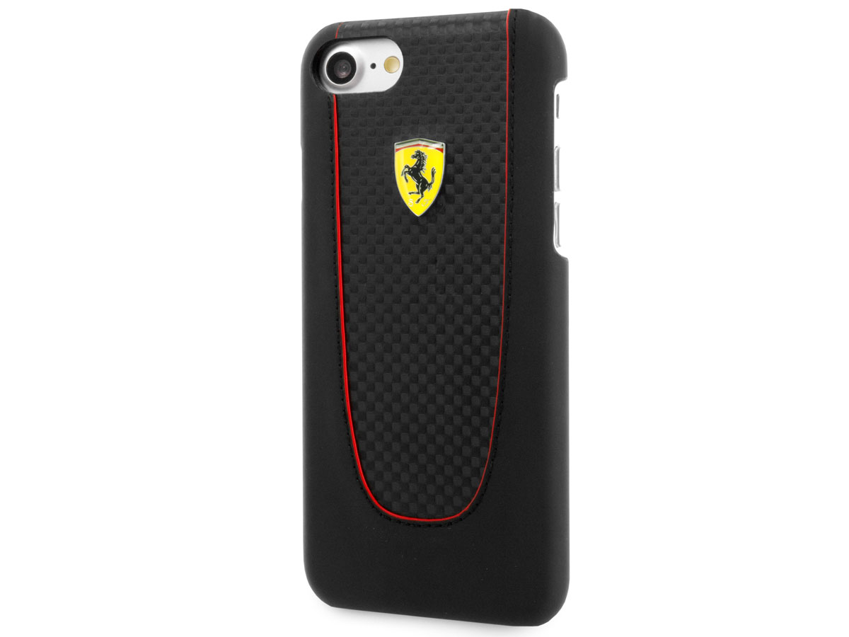 Ferrari Pit Stop Hard Case Zwart - iPhone SE / 8 / 7 / 6(s) hoesje