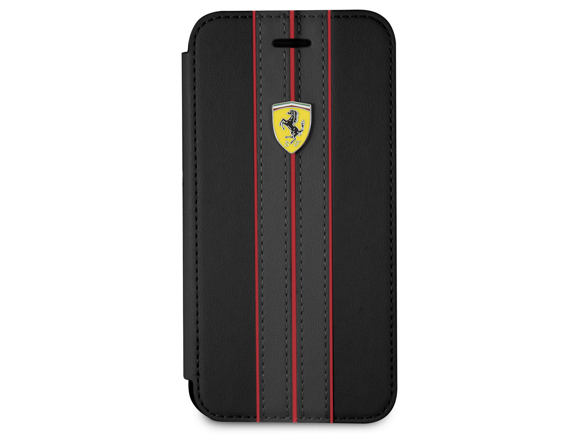 Ferrari Urban Bookcase Zwart - iPhone SE / 8 / 7 / 6(s) hoesje
