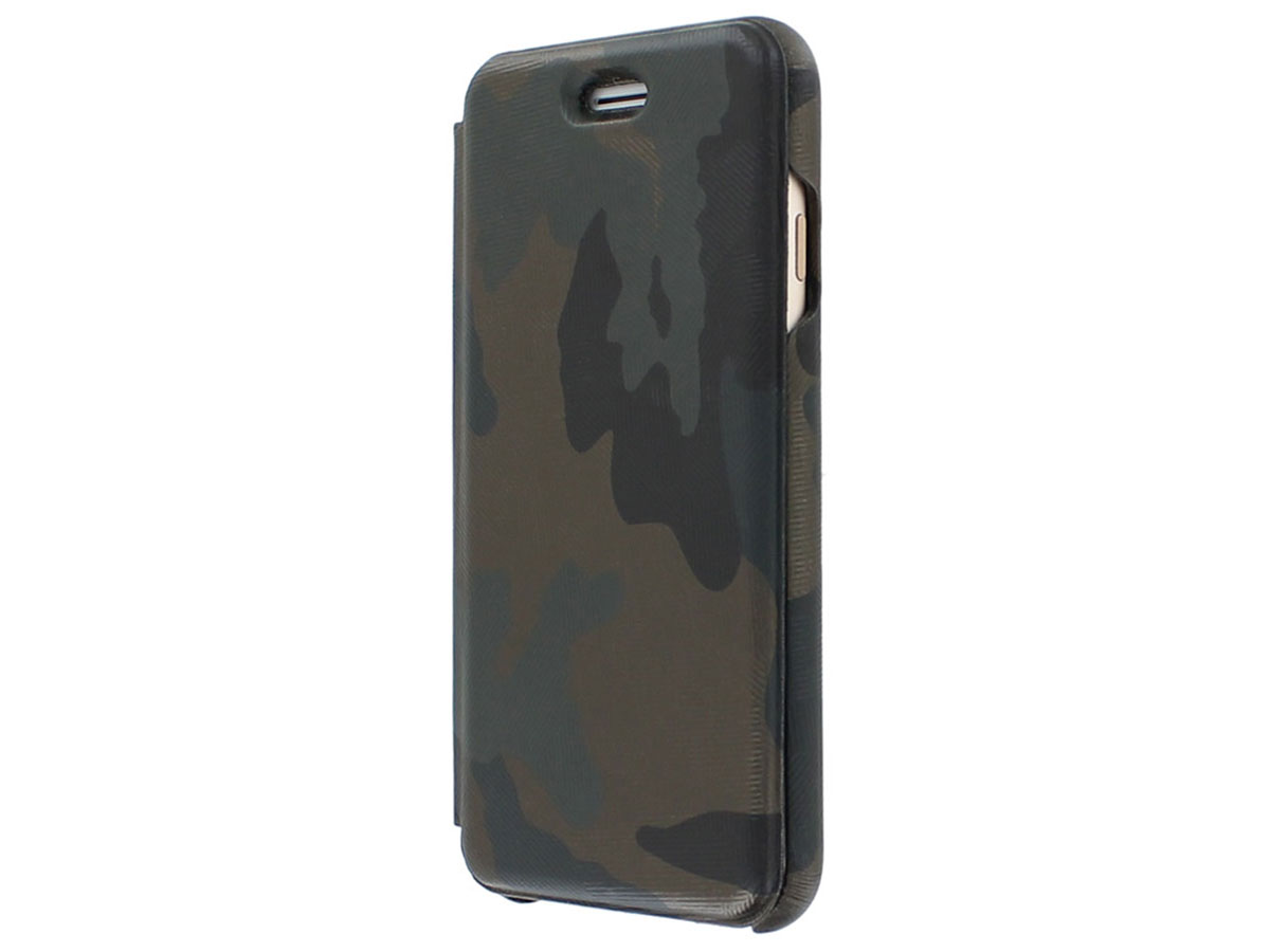 Graffi Oyster Camouflage Leer - iPhone SE / 8 / 7 / 6(s) hoesje