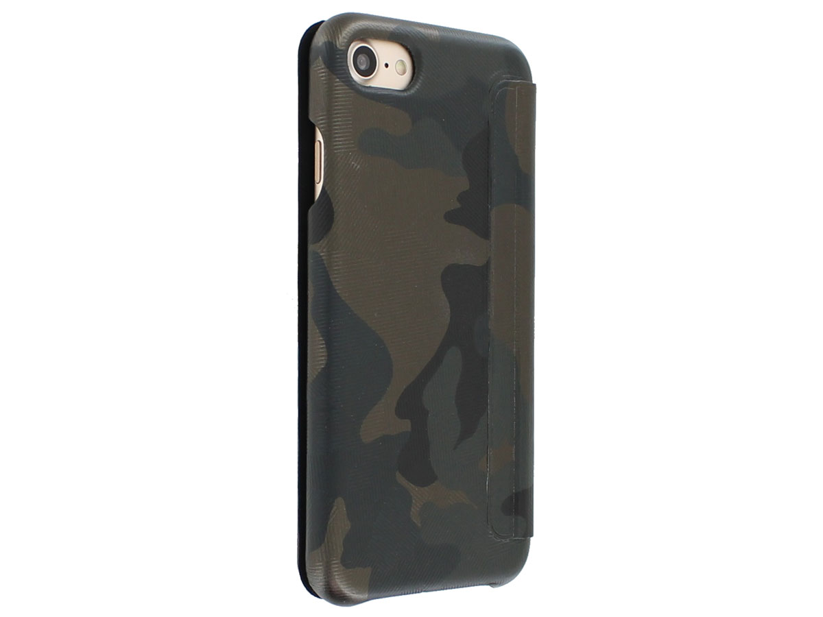 Graffi Oyster Camouflage Leer - iPhone SE / 8 / 7 / 6(s) hoesje