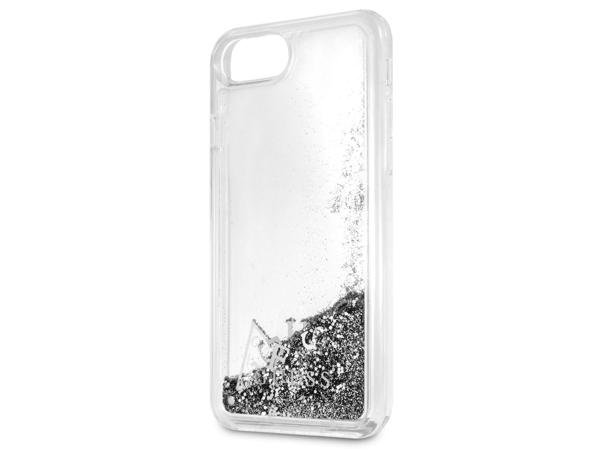 Guess Floating Logo Case Zilver - iPhone SE / 8 / 7 / 6(s) hoesje