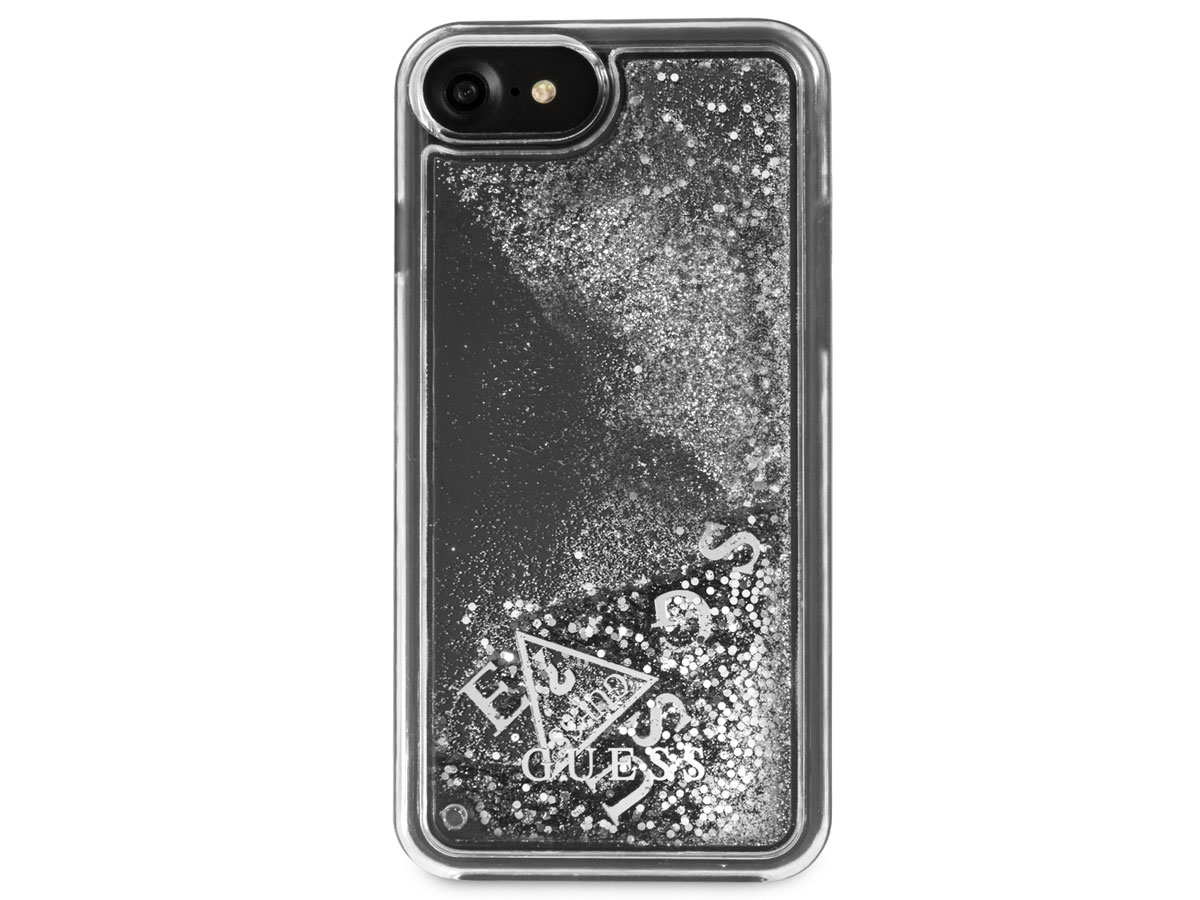 Guess Floating Logo Case Zilver - iPhone SE 2020 / 8 / 7 / 6(s) hoesje