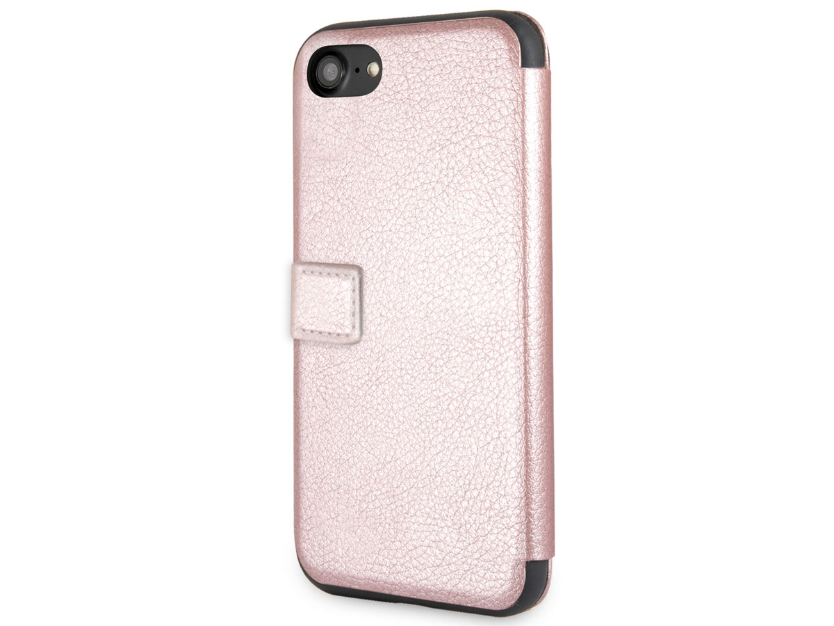 Guess Iridescent Bookcase Rosé Goud - iPhone SE / 8 / 7 / 6(s) hoesje