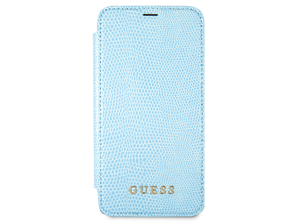 Guess Python Bookcase Blauw - iPhone SE / 8 / 7 / 6(s) hoesje