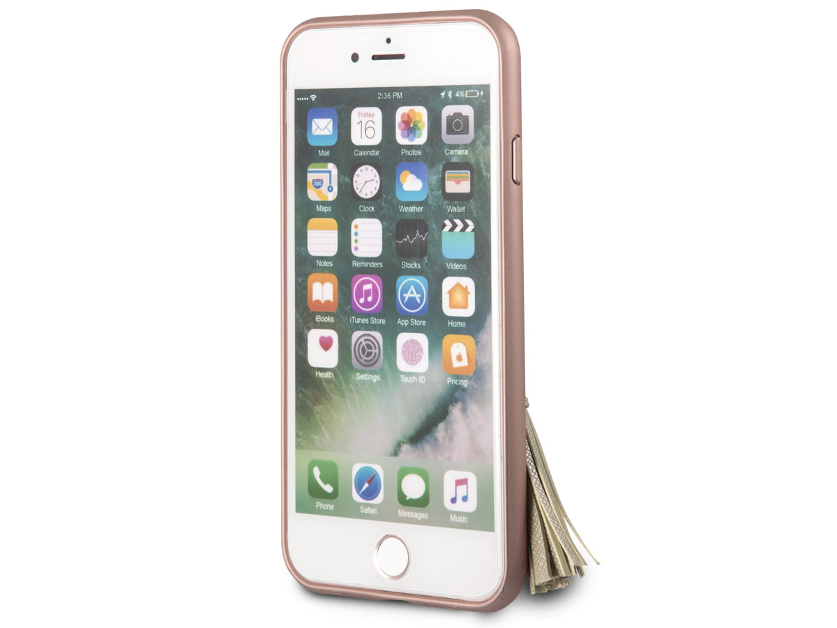 Guess Tassel iRing Case Rosé - iPhone SE / 8 / 7 / 6(s) hoesje