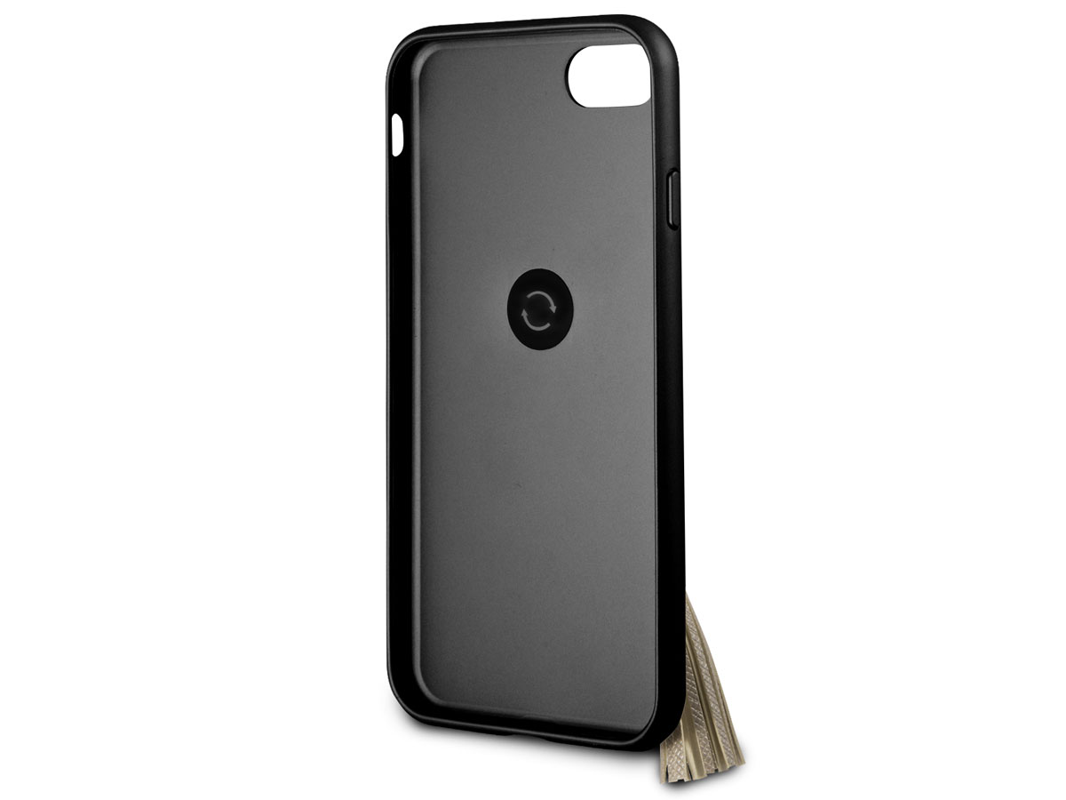 Guess Tassel iRing Case Zwart - iPhone SE / 8 / 7 / 6(s) hoesje