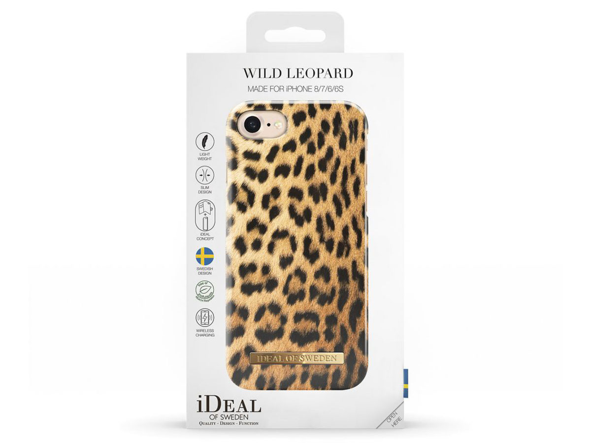 iDeal of Sweden Case Wild Leopard - iPhone SE / 8 / 7 / 6(s) hoesje