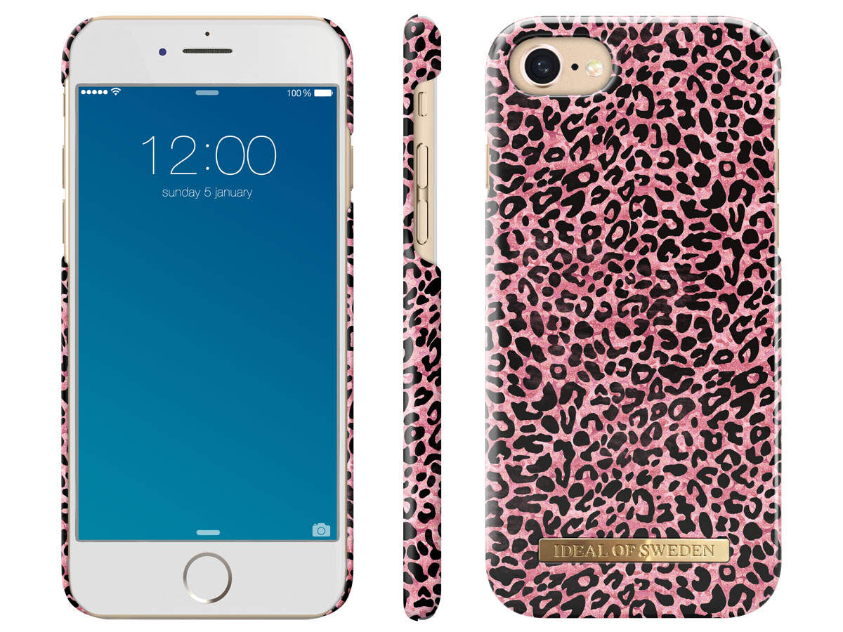 iDeal of Sweden Case Lush Leopard - iPhone SE / 8 / 7 / 6(s) hoesje