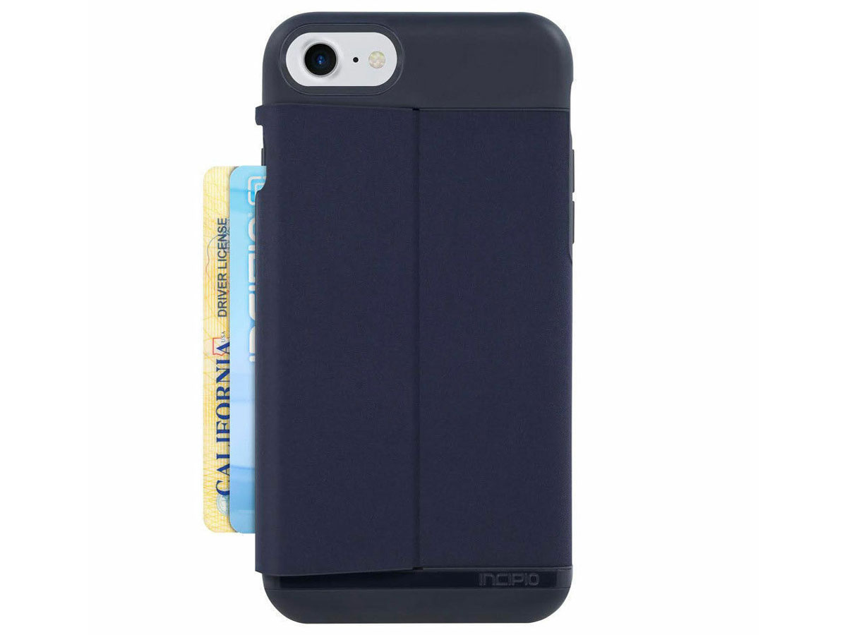 Incipio Esquire Card Case Navy - iPhone SE / 8 / 7 hoesje