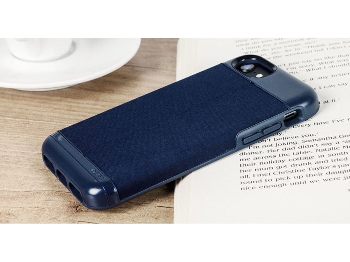 Incipio Esquire Card Case Navy - iPhone SE / 8 / 7 hoesje