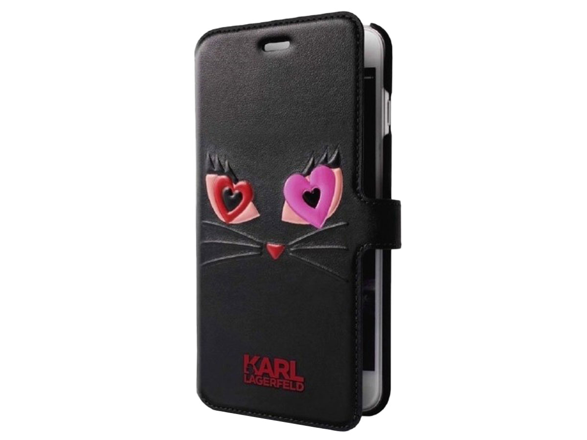 Karl Lagerfeld Choupette Love Blk - iPhone SE / 8 / 7 / 6(s) hoesje