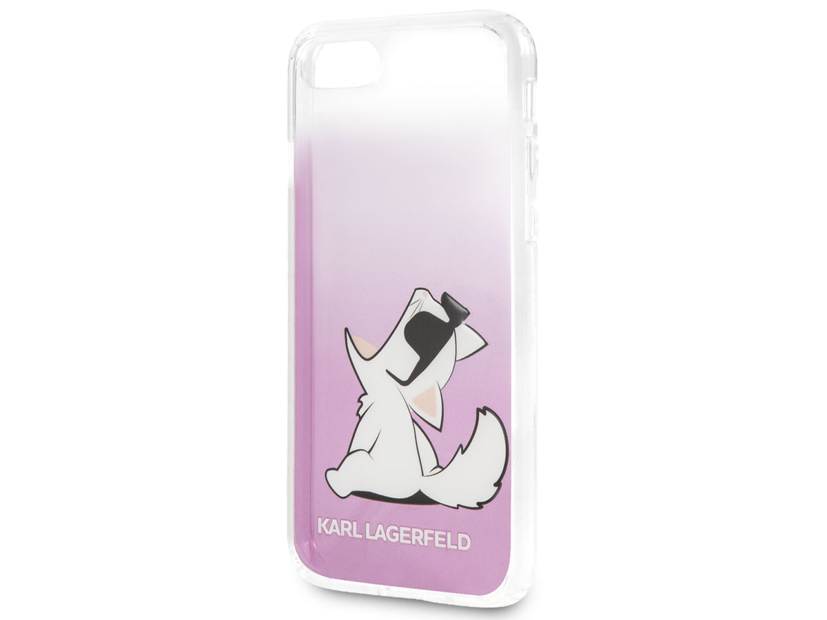 Karl Lagerfeld Fun Choupette Pink - iPhone SE / 8 / 7 / 6(s) hoesje