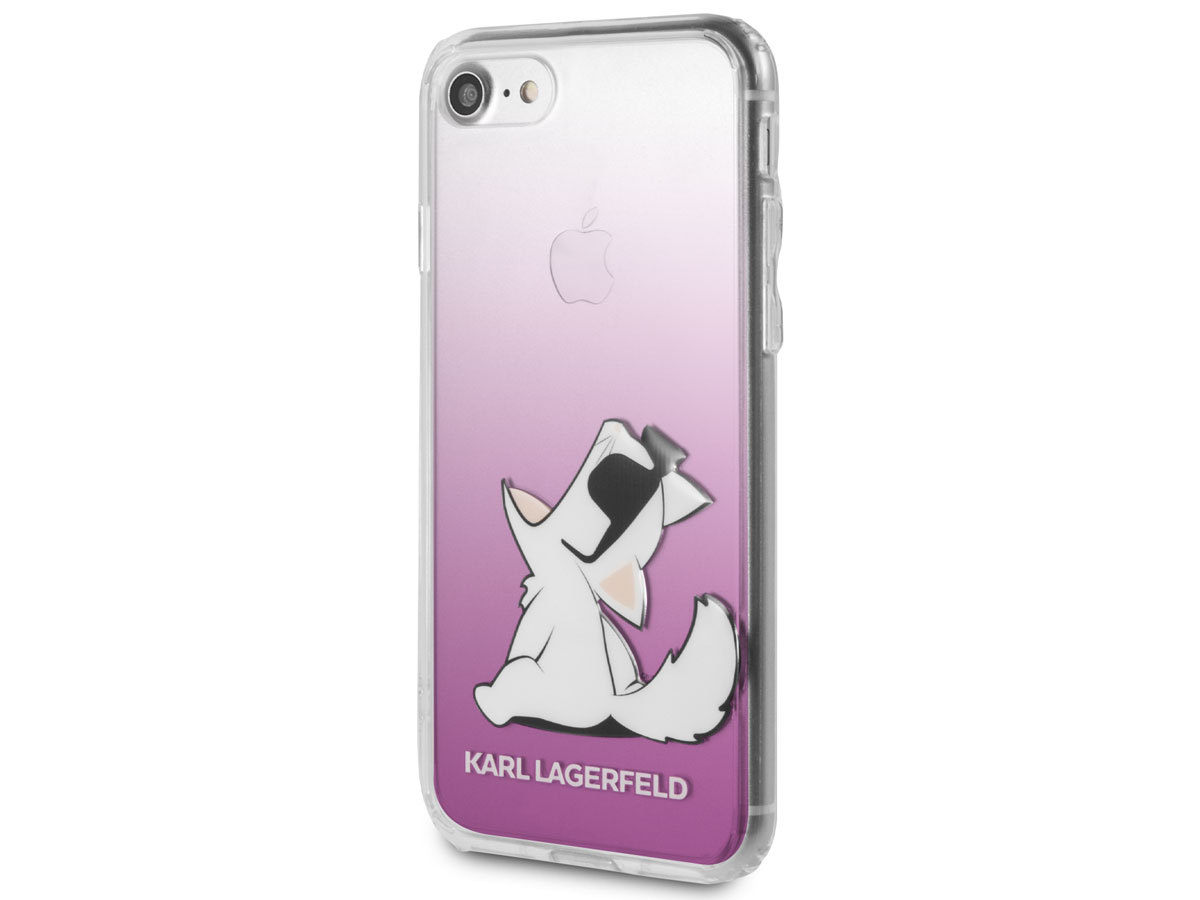Karl Lagerfeld Fun Choupette Pink - iPhone SE / 8 / 7 / 6(s) hoesje