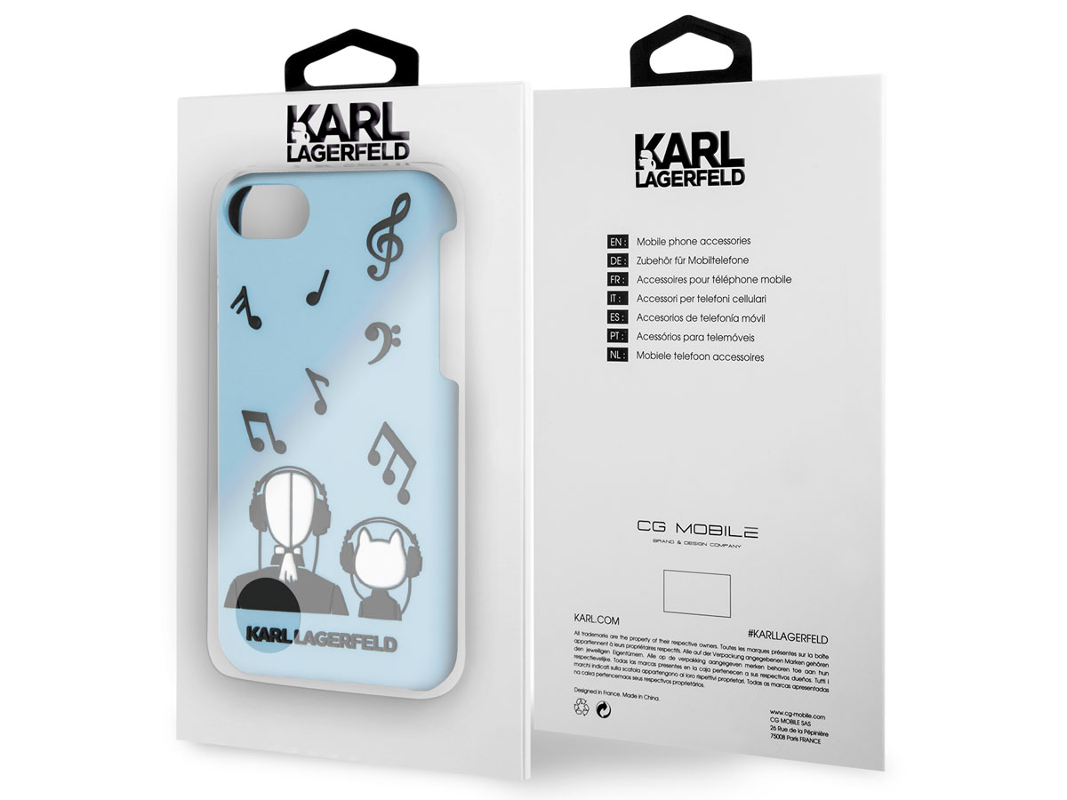 Karl Lagerfeld Musical Notes Case - iPhone SE / 8 / 7 / 6(s) hoesje