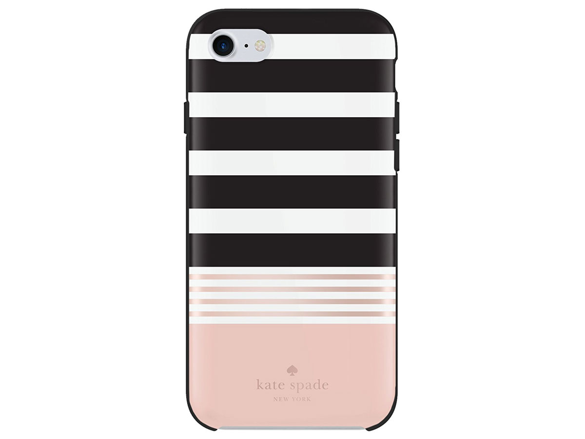 Kate Spade Rosé Striped Case - iPhone SE / 8 / 7 hoesje