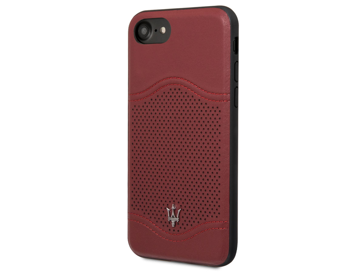Maserati Leather Case - iPhone SE / 8 / 7 / 6(s) hoesje Leer