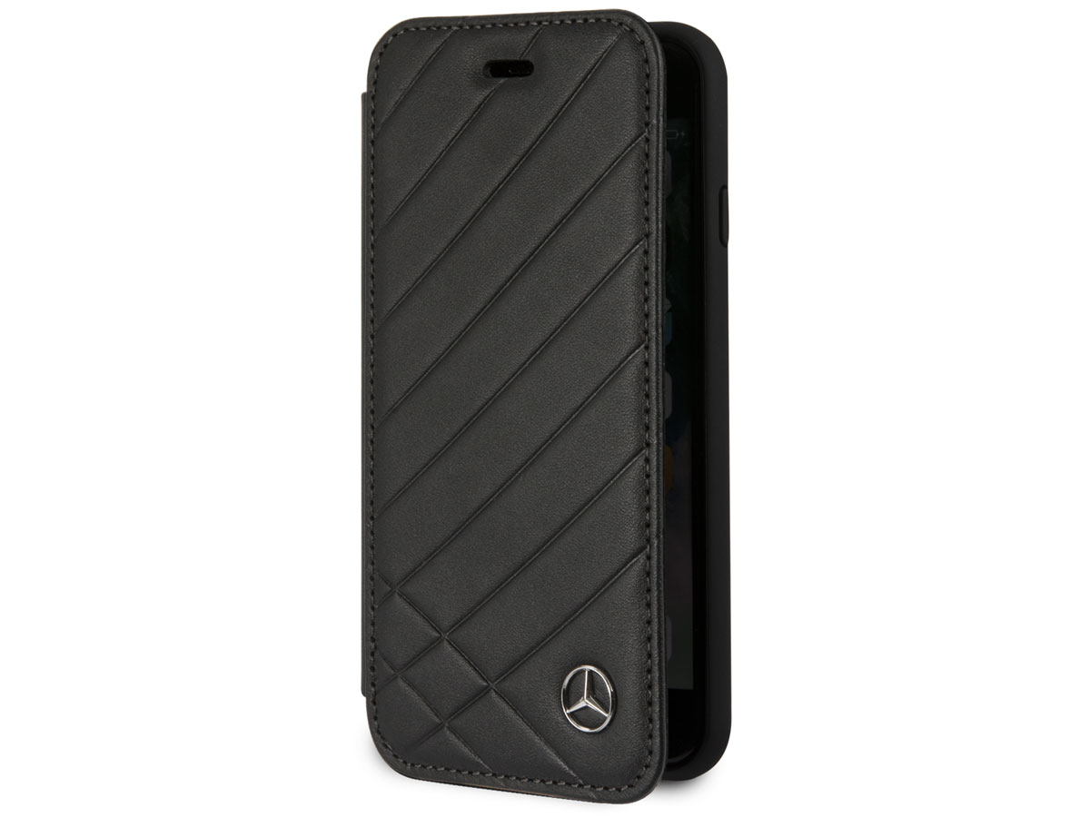 Mercedes-Benz Bookcase II Zwart - iPhone SE / 8 / 7 / 6(s) hoesje