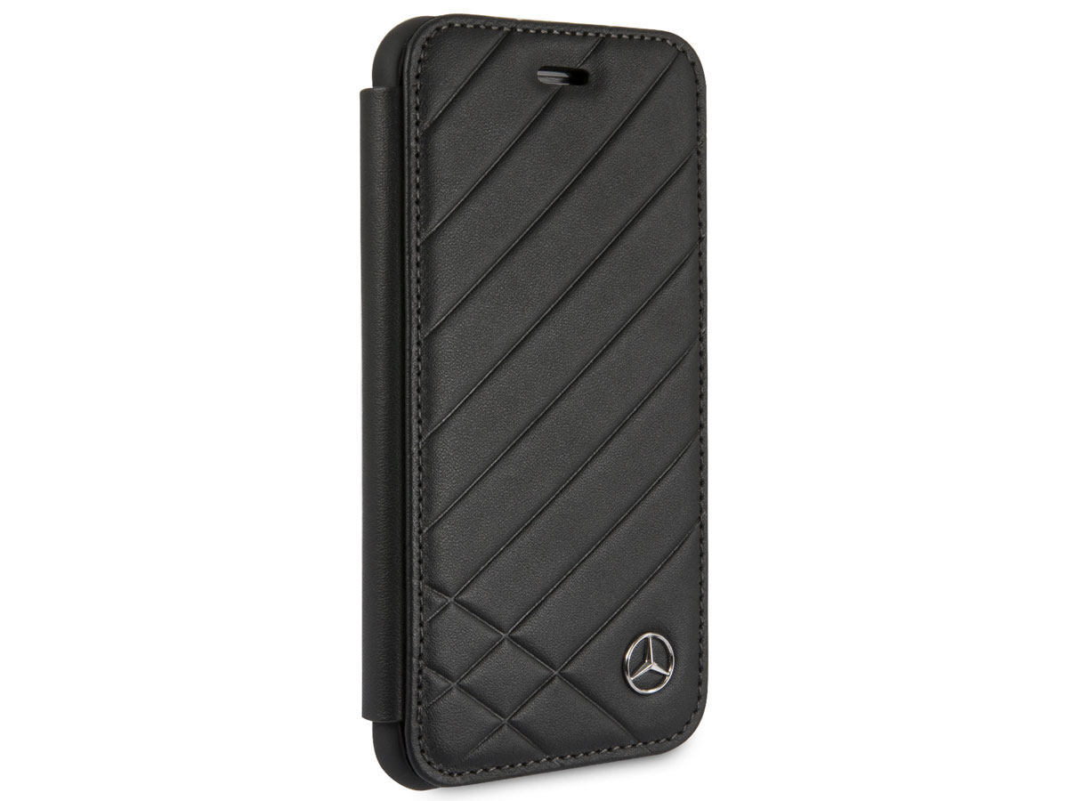 Mercedes-Benz Bookcase II Zwart - iPhone SE / 8 / 7 / 6(s) hoesje