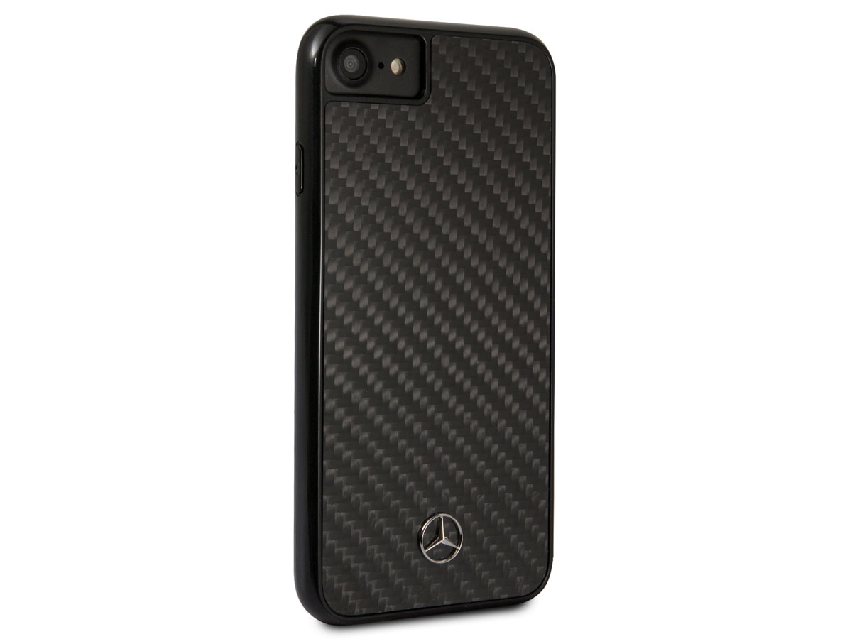 Mercedes-Benz Carbon Fiber Case - iPhone SE / 8 / 7 / 6(s) hoesje