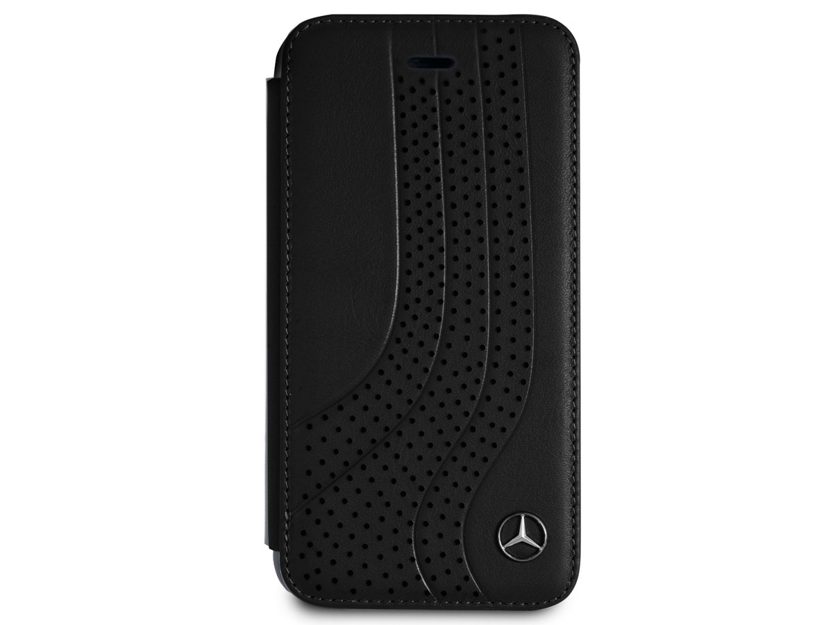 Mercedes-Benz Curve Zwart Leer - iPhone SE / 8 / 7 / 6(s) hoesje