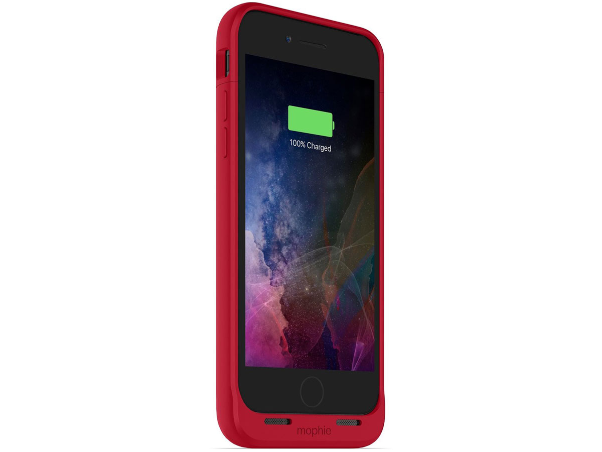 Mophie Juice Pack Air Wireless Rood - iPhone SE / 8 / 7 hoesje Accu