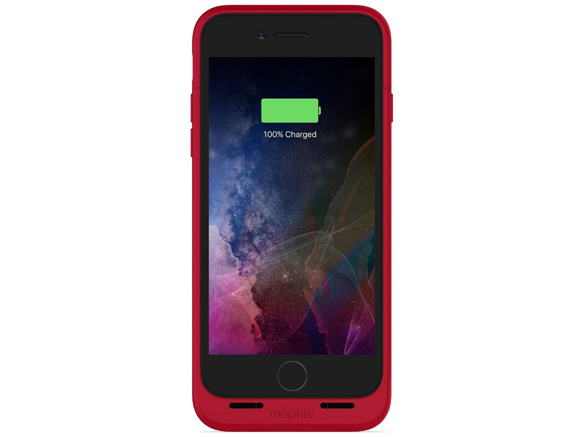 Mophie Juice Pack Air Wireless Rood - iPhone SE / 8 / 7 hoesje Accu