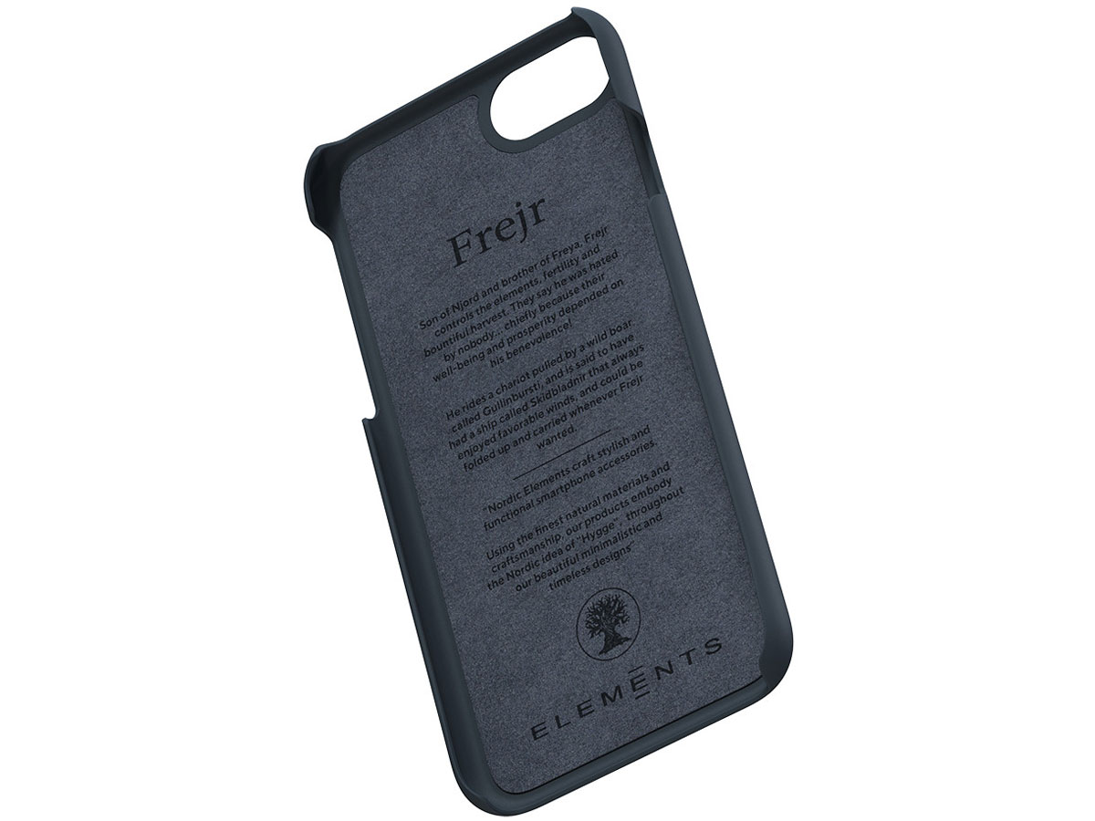 Nordic Elements Frejr Grijs - Houten iPhone SE / 8 / 7 / 6(s) hoesje