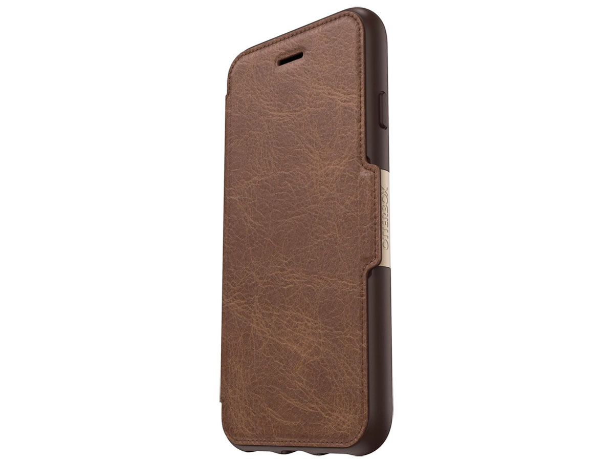 Otterbox Strada Leather Folio Bruin - iPhone SE / 8 / 7 hoesje