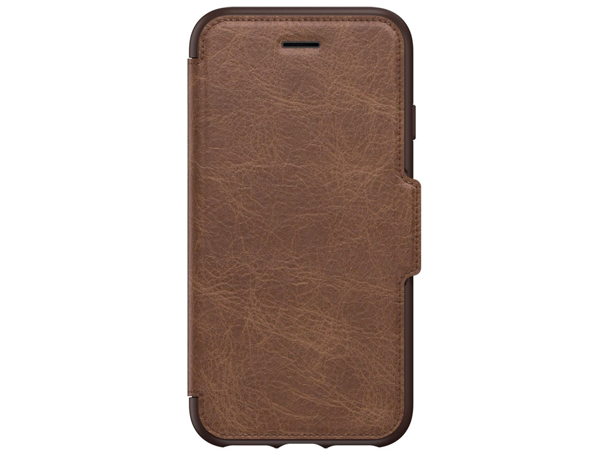 Otterbox Strada Leather Folio Bruin - iPhone SE / 8 / 7 hoesje