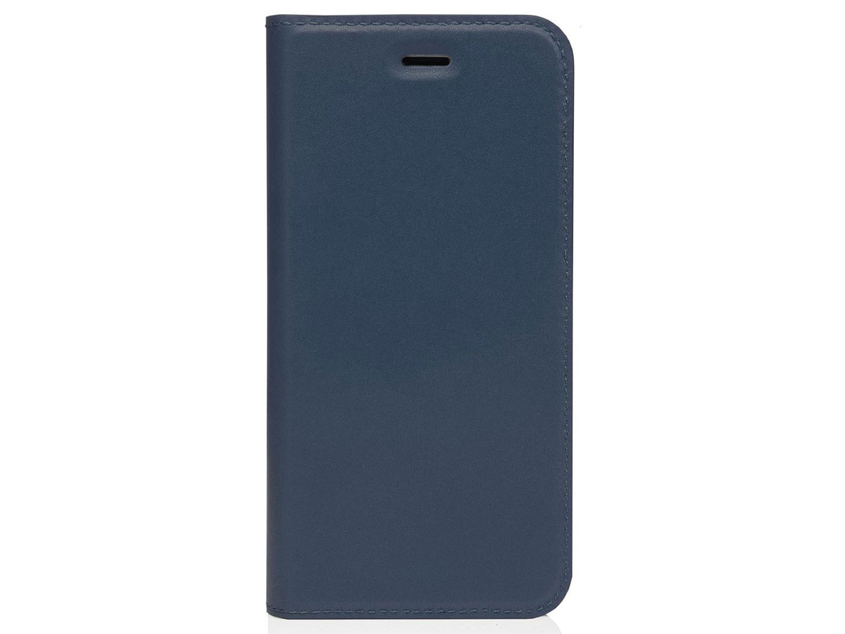 Pipetto Leather Magnetic Wallet Navy iPhone SE / 8 / 7 hoesje