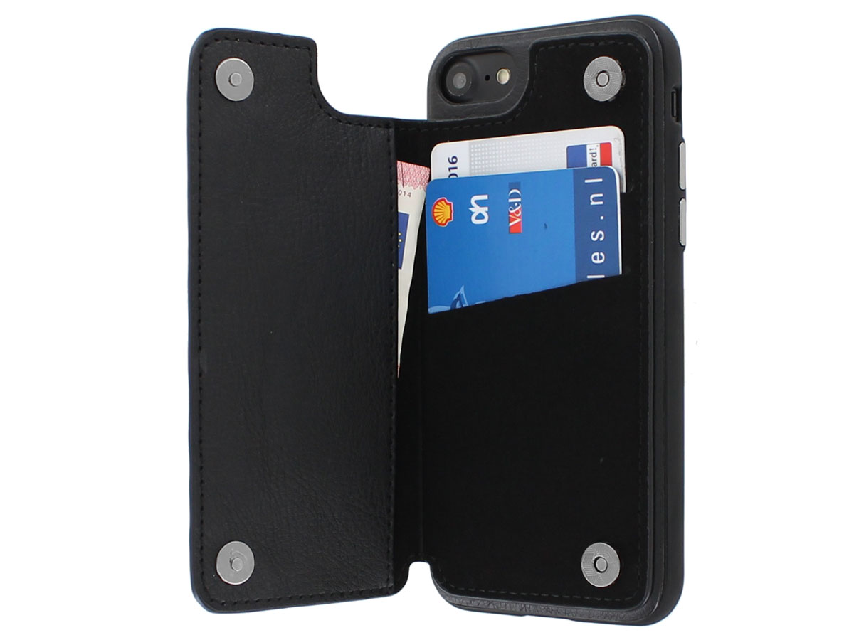 Puloka Wallet Back Case - iPhone SE / 8 / 7 hoesje