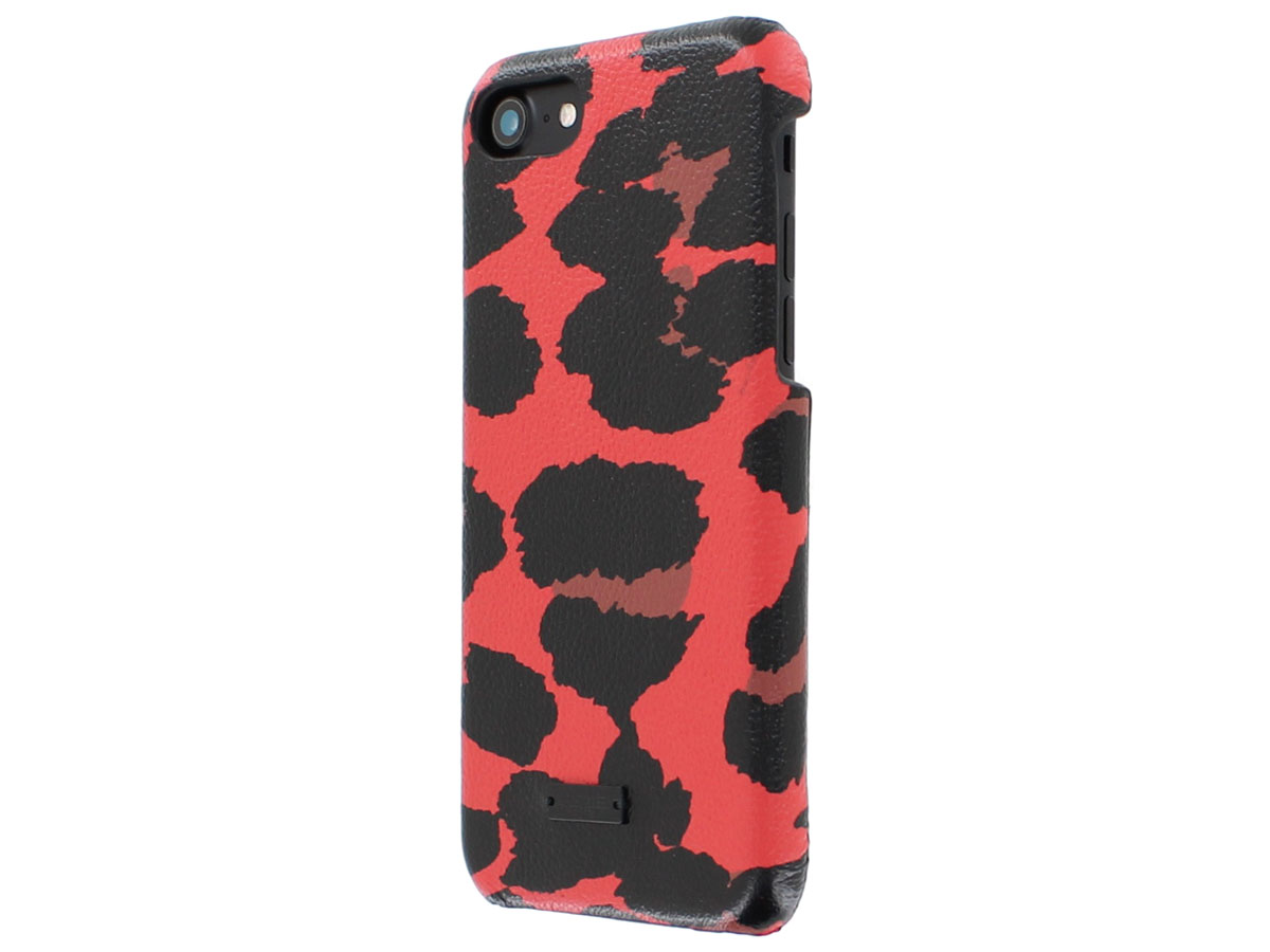 Maison Scotch Red Leopard Case - iPhone SE / 8 / 7 hoesje