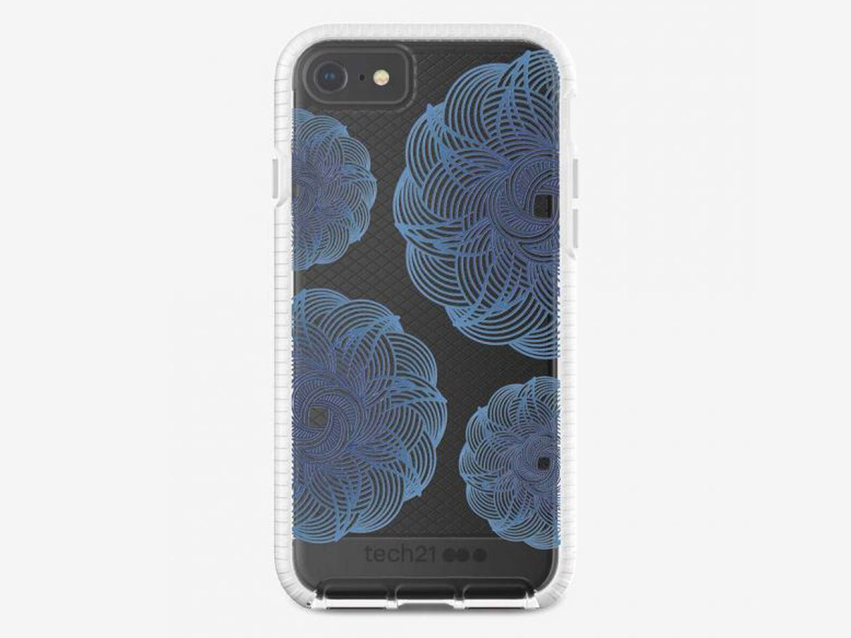 Tech21 Evo Check Evoke Case Blauw - iPhone SE / 8 / 7 hoesje