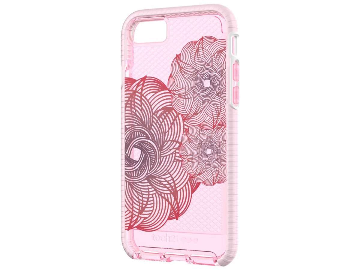 Tech21 Evo Check Evoke Case Roze - iPhone SE / 8 / 7 hoesje