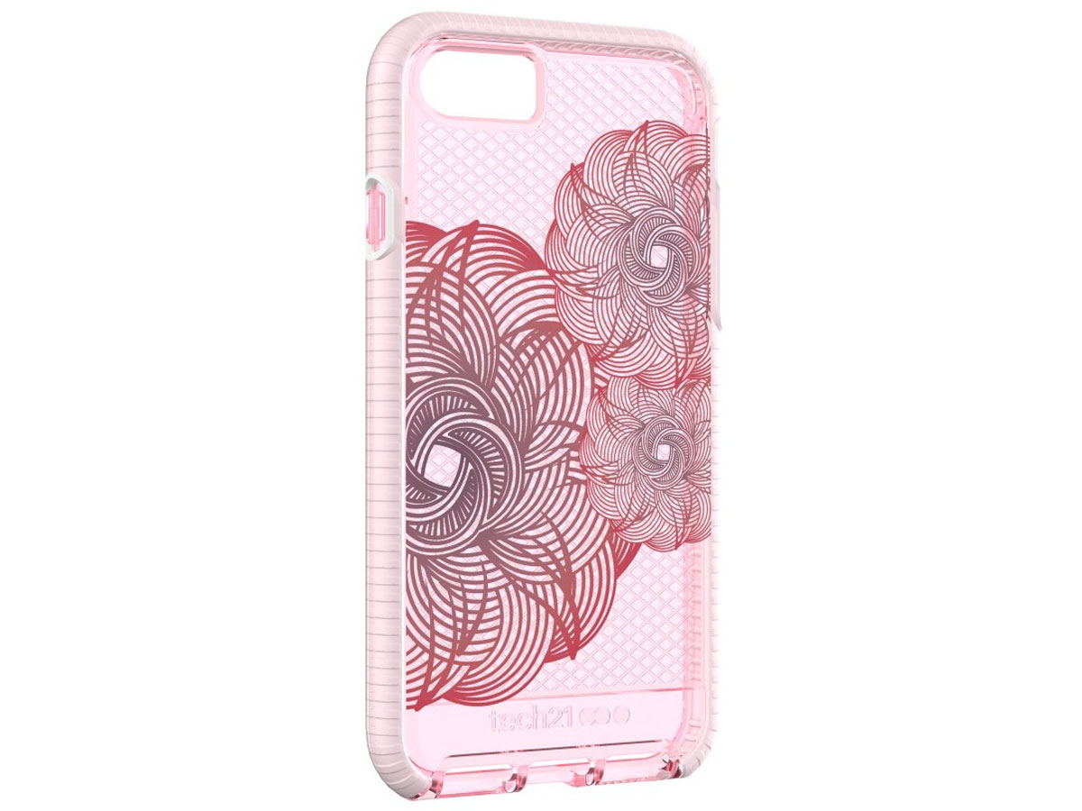 Tech21 Evo Check Evoke Case Roze - iPhone SE / 8 / 7 hoesje