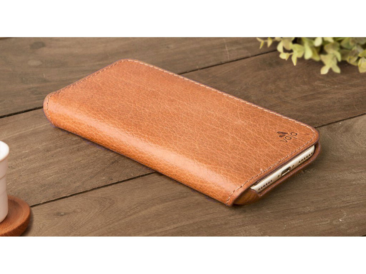 Vaja Wallet ID Leather Case Black - iPhone SE / 8 / 7 hoesje Leer