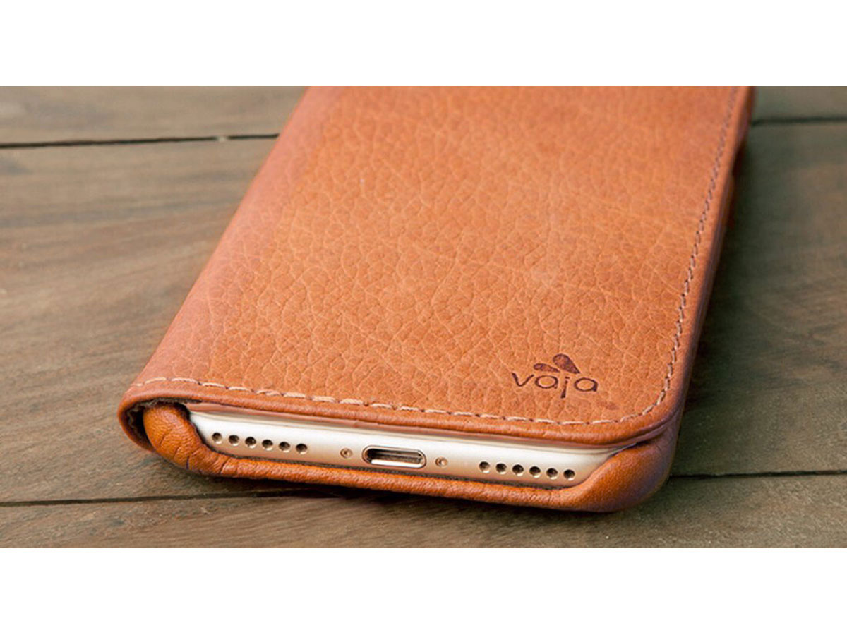 Vaja Wallet ID Leather Case Black - iPhone SE / 8 / 7 hoesje Leer