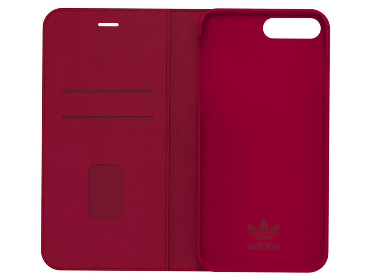 adidas Bohemian Red Booklet Case - iPhone 8+/7+ hoesje