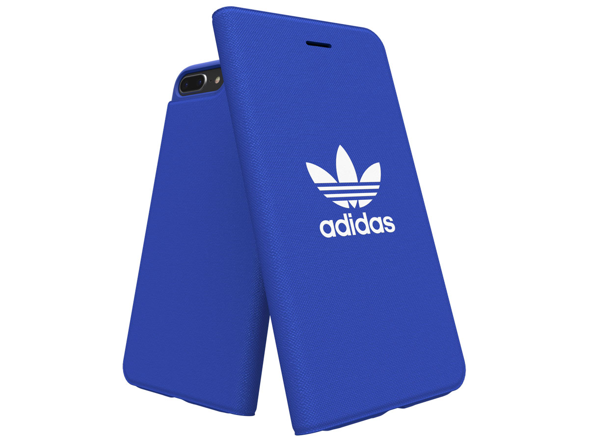 adidas ADICOLOR Booklet Blauw - iPhone 8+/7+/6+ Hoesje