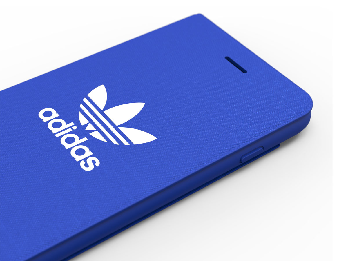 adidas ADICOLOR Booklet Blauw - iPhone 8+/7+/6+ Hoesje