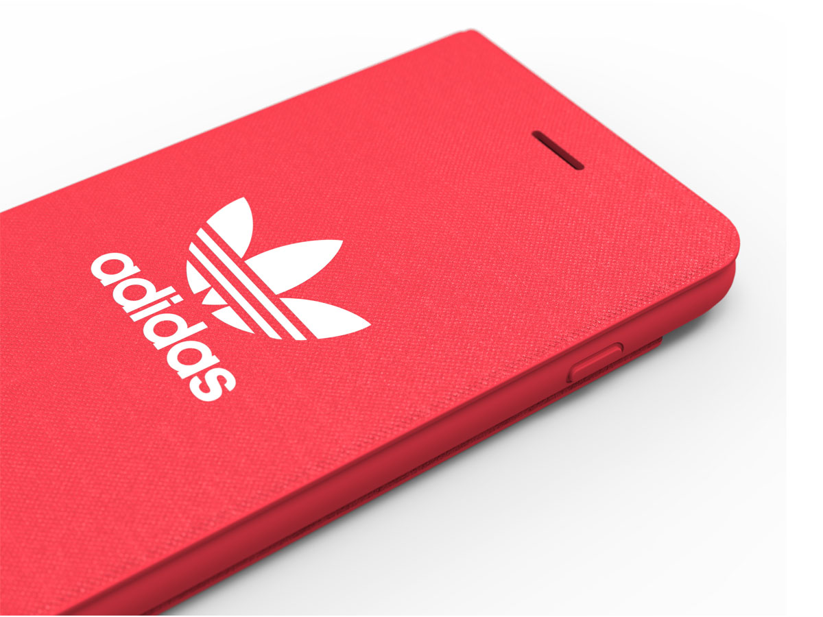 adidas ADICOLOR Booklet Rood - iPhone 8+/7+/6+ Hoesje