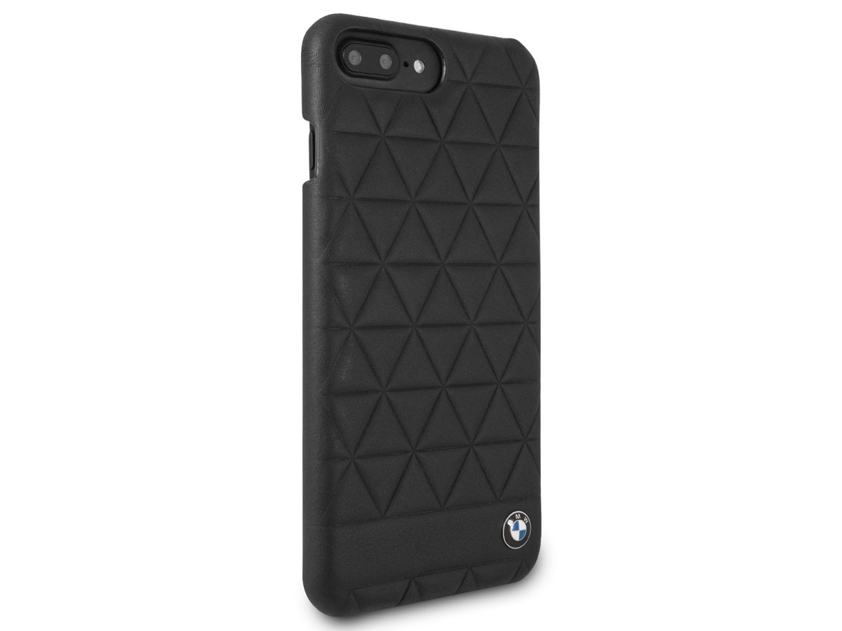 BMW Hexagon Hard Case - Leren iPhone 8+/7+/6s+ hoesje