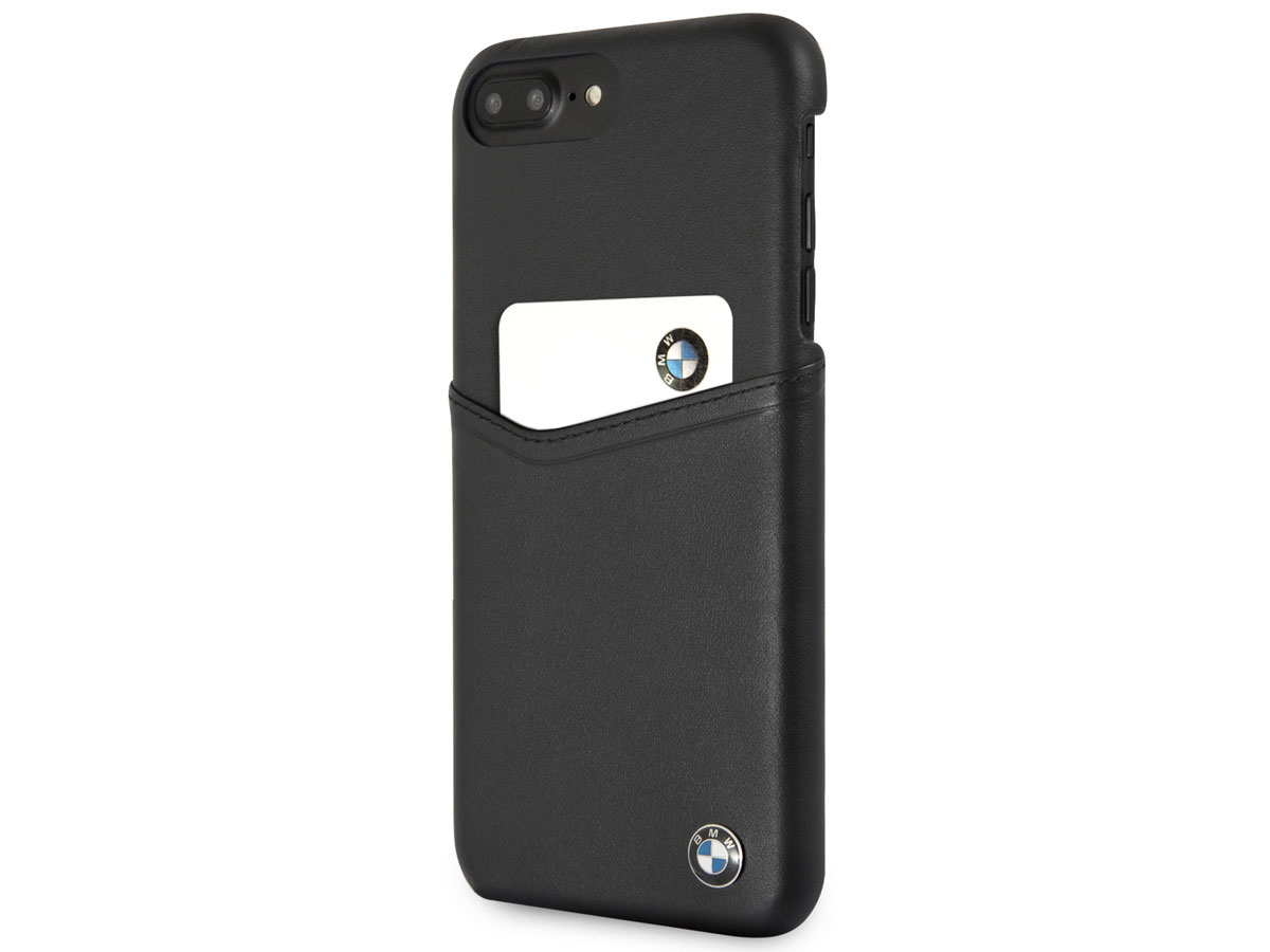 BMW Signature Card Case Leer - iPhone 8+/7+/6+ hoesje