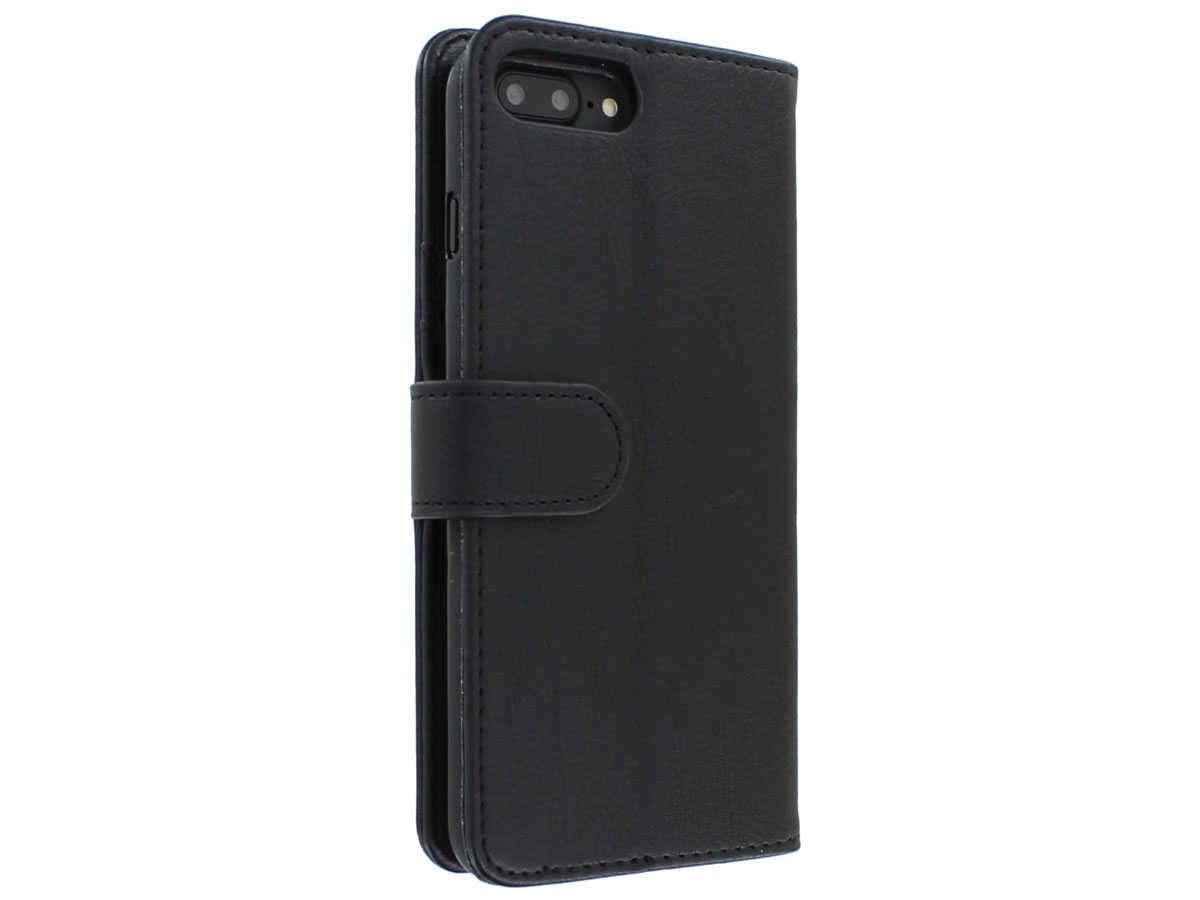 Zip Wallet Case Zwart - iPhone 8+/7+/6+ hoesje