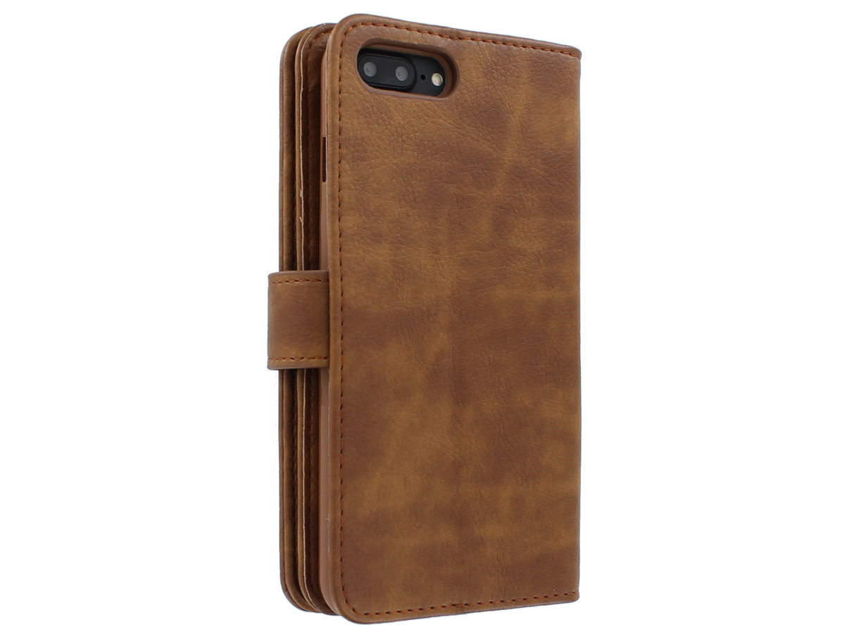 True Wallet Book Case XL Bruin - iPhone 8+/7+ hoesje 
