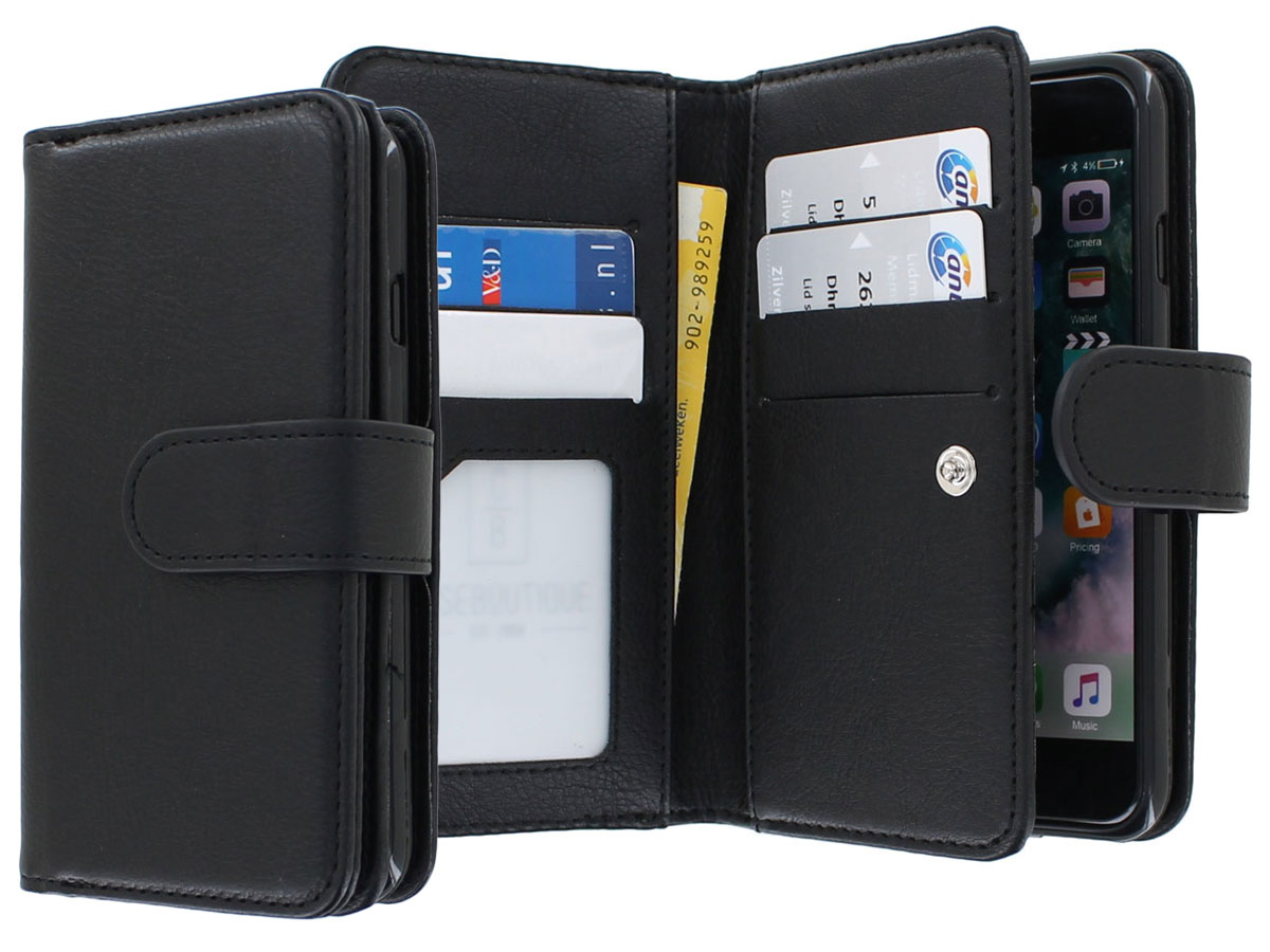 True Wallet Book Case XL Zwart - iPhone 8+/7+ hoesje 