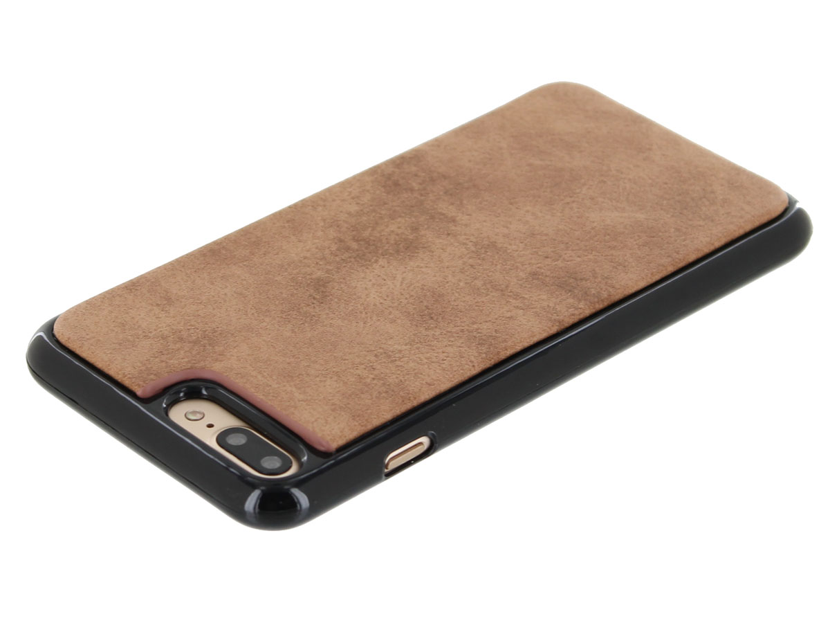 Smartphone Wallet met Magnet iPhone 8+/7+ hoesje Bruin